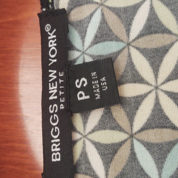 *DONATING 9/1/25* EUC Briggs New York Top Size Small Petite - Picture 4 of 5